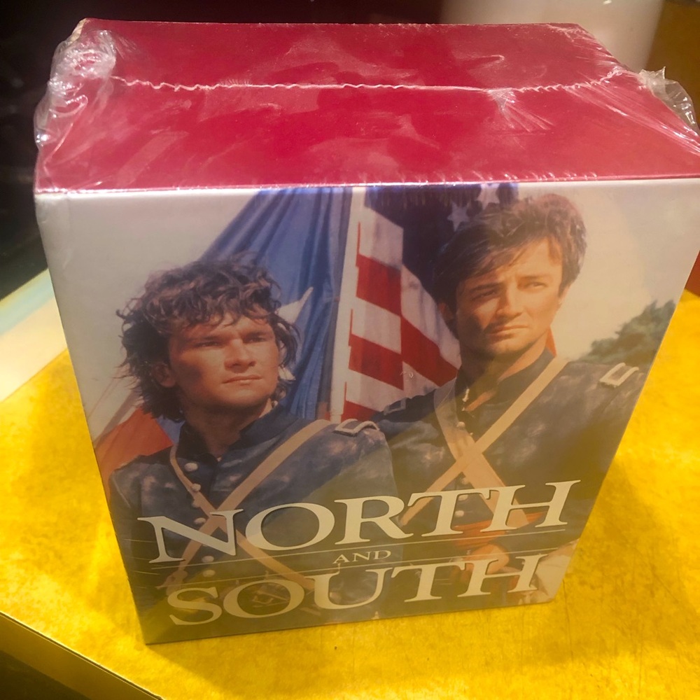 North and South Factory Sealed VHS Set (6) 1993 Warner Home Video Watermark